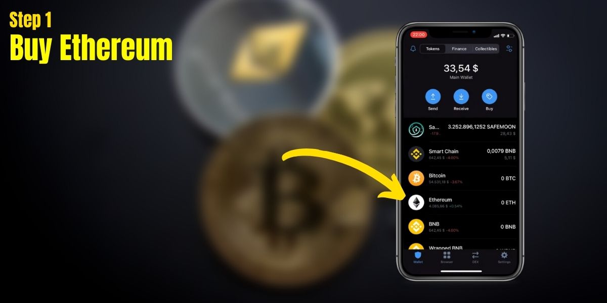 Step 1 - To Buy Shiba Inu Coin on Trust Wallet