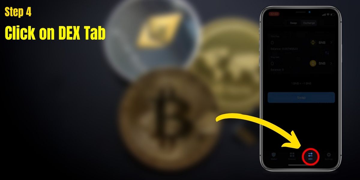 Ste- 4: Click on DEX Tab
