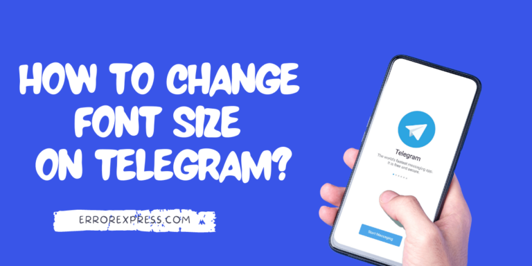 Feature image for how to change font size on telegram article