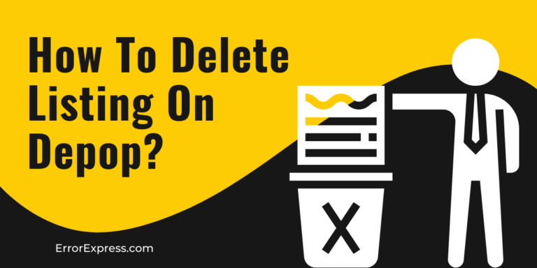 Feature Image - How to delete listing on depop