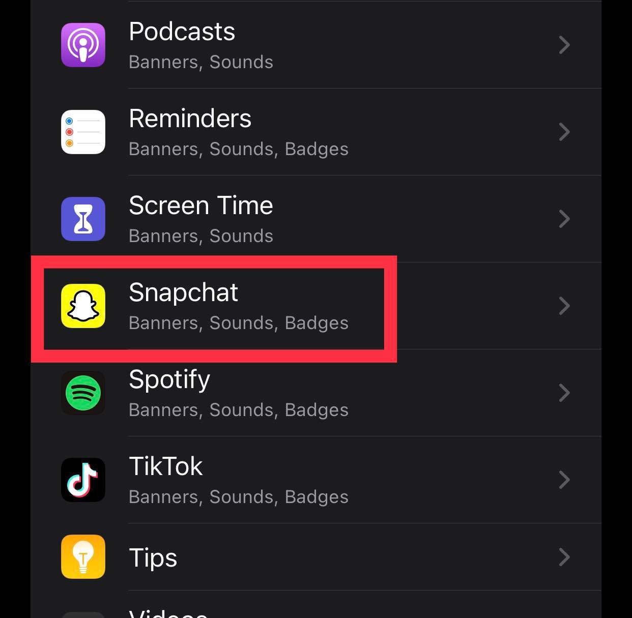 Chnage sound on snapchat