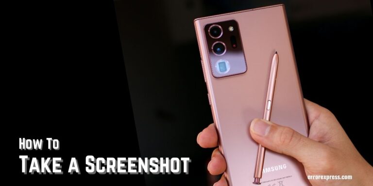 How to screenshot on note 20
