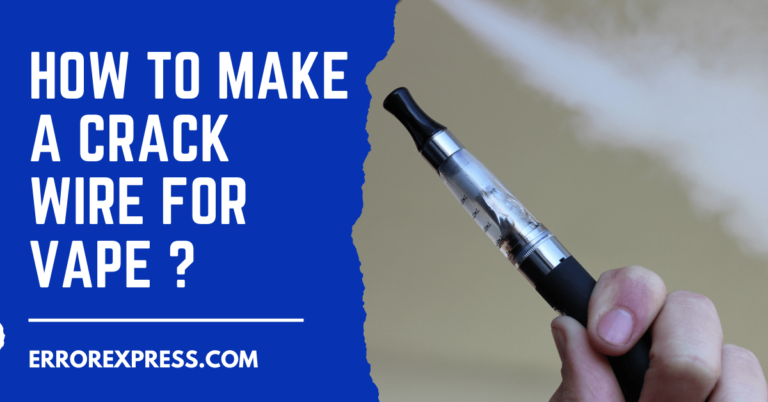 Feature Image for How To Make a Crack Wire For Vape | Make A Disposable Vape Charger