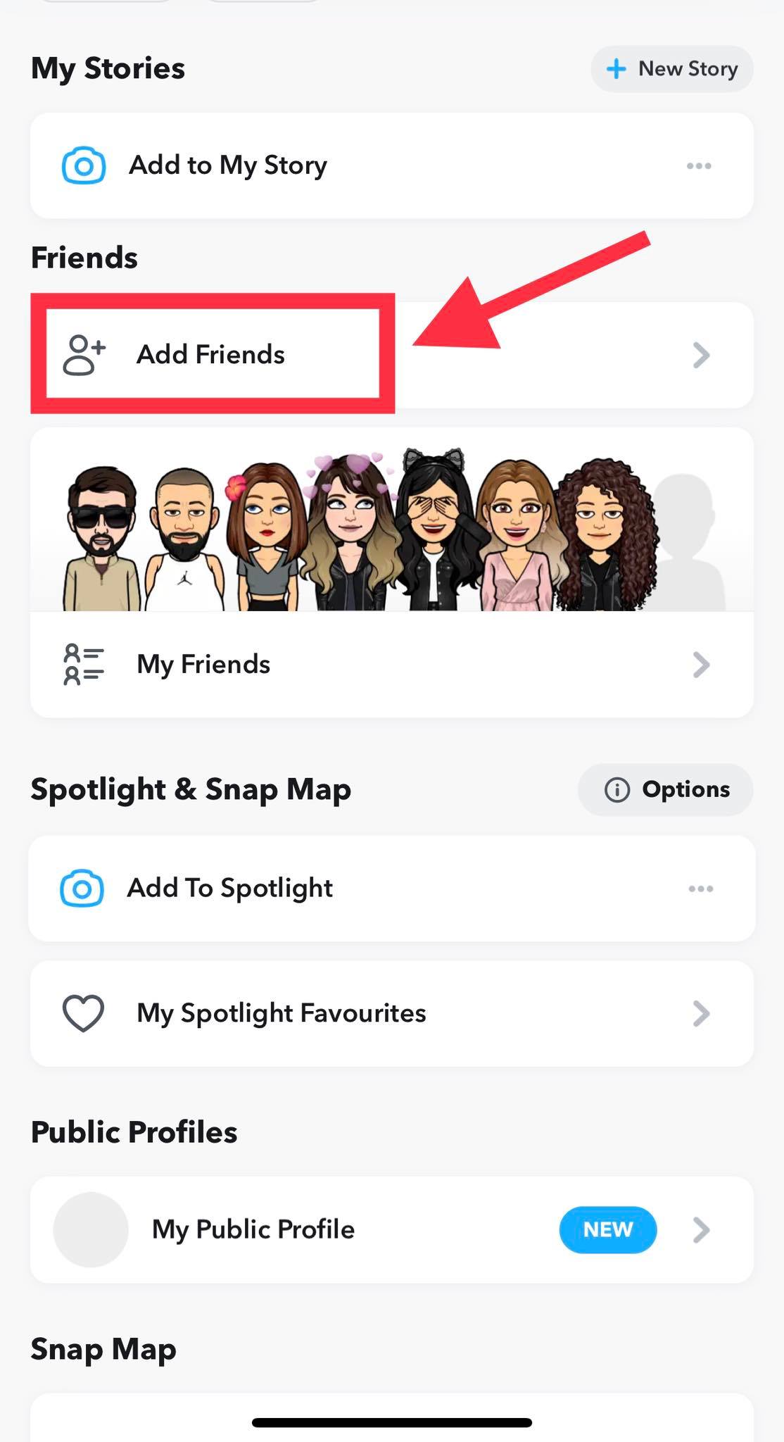 How to see mutual friends on Snapchat - ass friends option