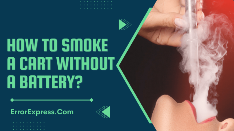Feature Image- How To Smoke A Cart Without A Battery {DIY}