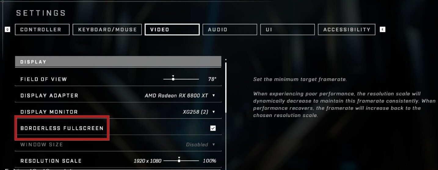 How to full screen halo infinite- borderless full screen option