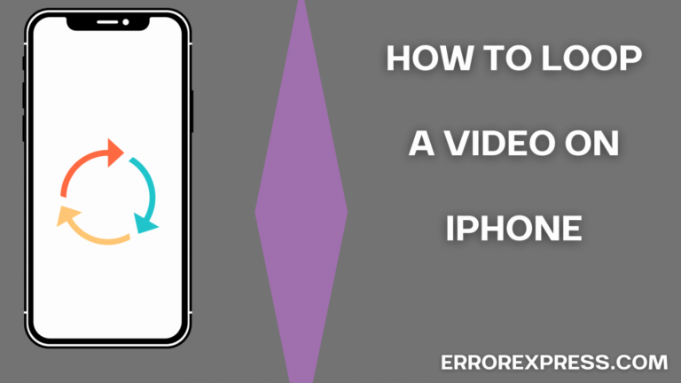 Feature Image- How to loop a video on iPhone {Step By Step Guide}