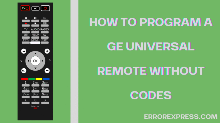Feature Image - How to program a GE universal remote without codes