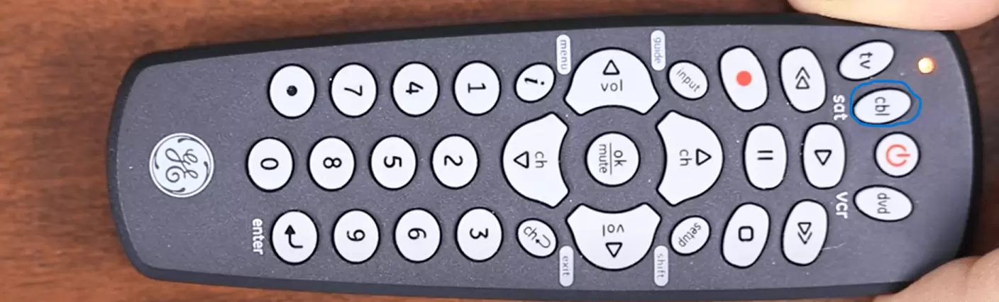 Press and hold the button