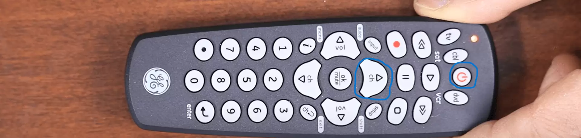 Remore input Tv, Dvd & Cable box