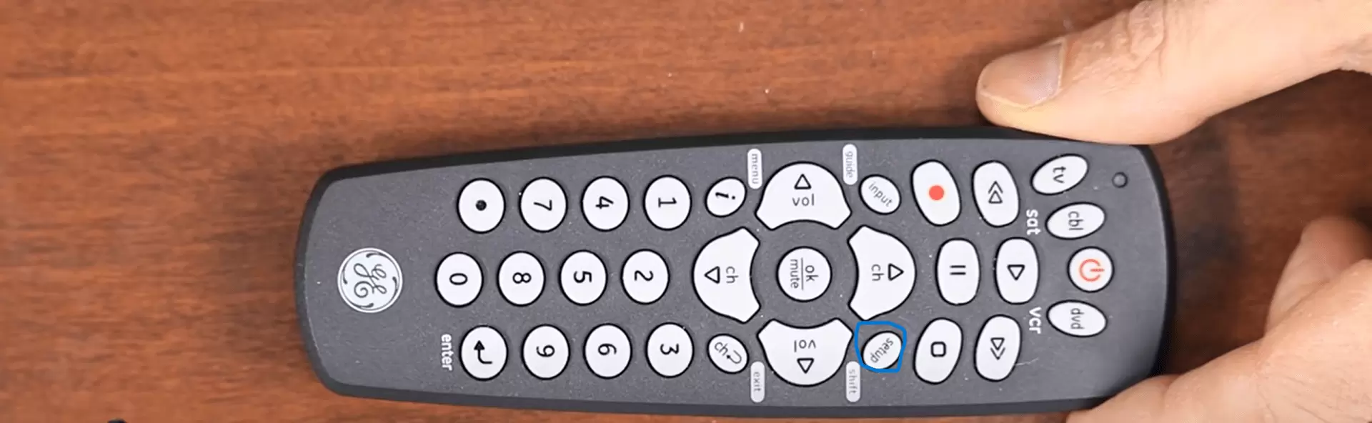 Find setup button and hold led is turn on