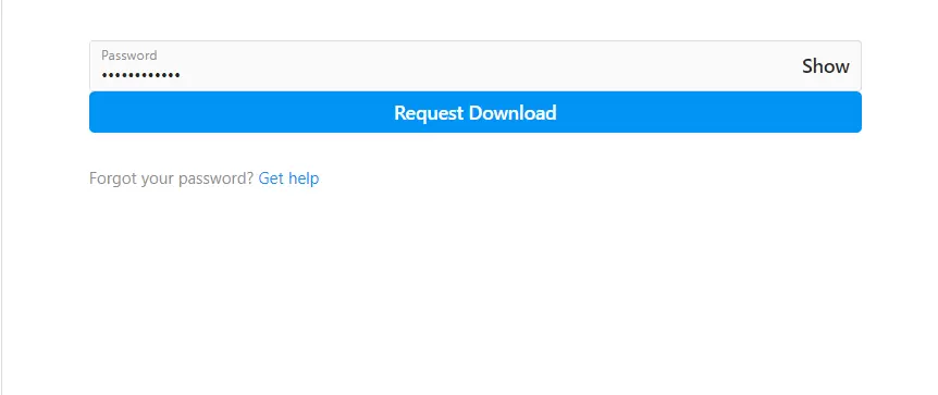 Instagram request download page screen - How to find old reels on instagram