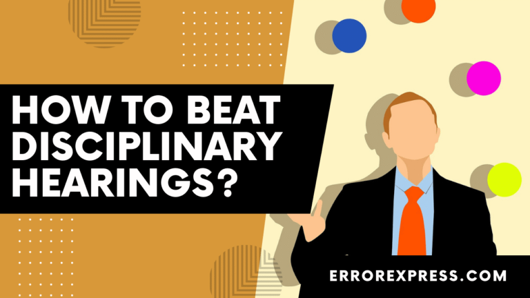 Feature Image - How to Beat Disciplinary Hearings {Useful Tips}