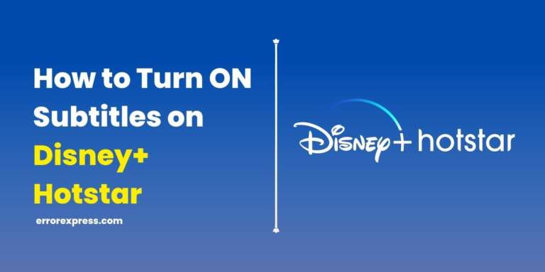 How to turn on subtitles on disney plus hotstar