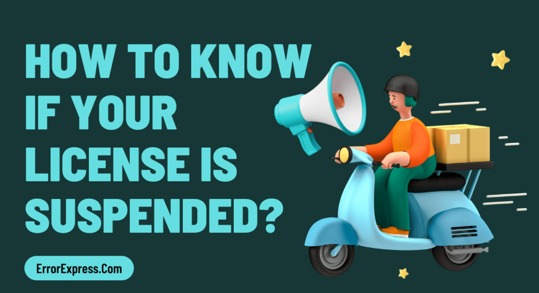 Feature Image - How to know if your license is suspended