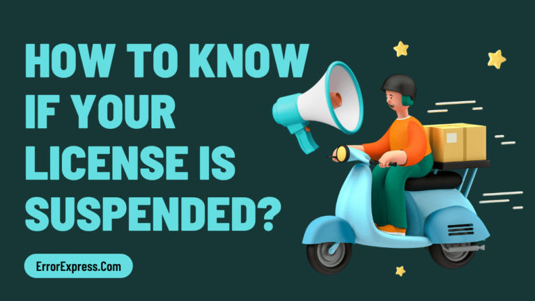 Feature Image - How to know if your license is suspended