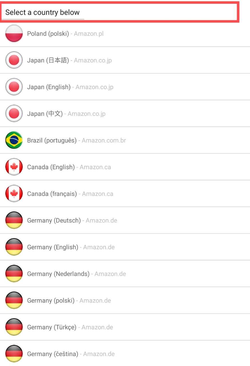 current language country lists