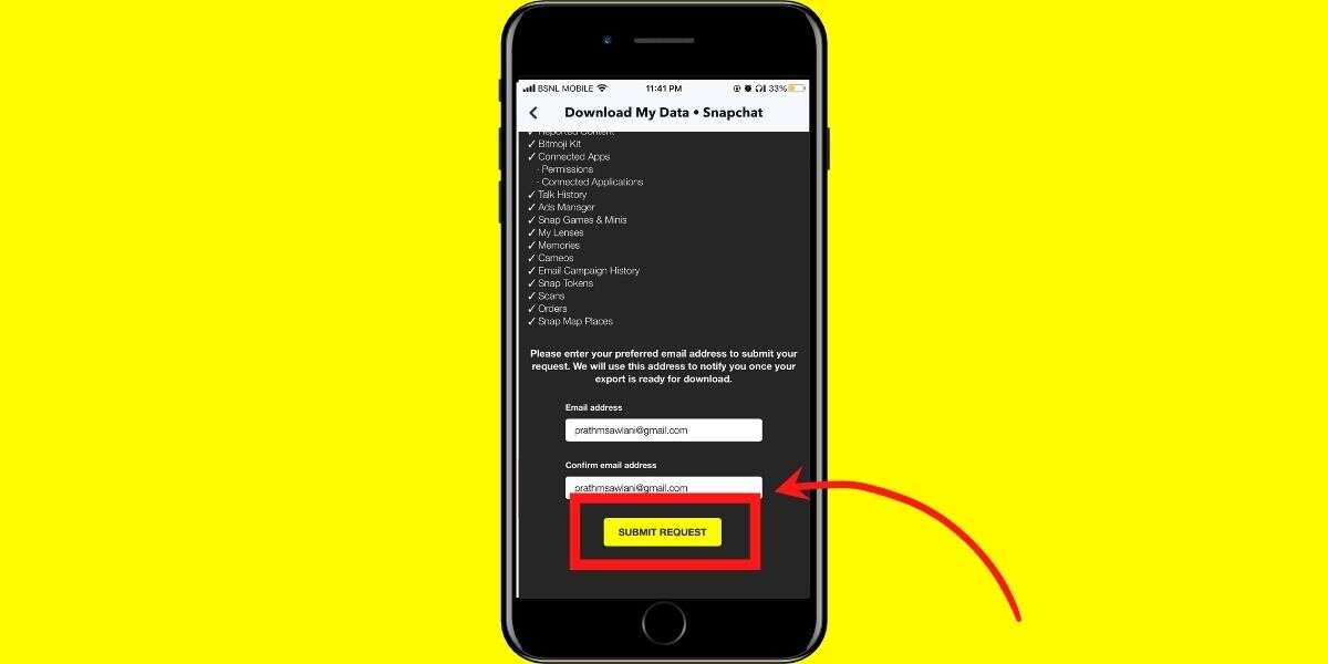 Last Step: How to Recover My Eyes Only Picture on Snapchat