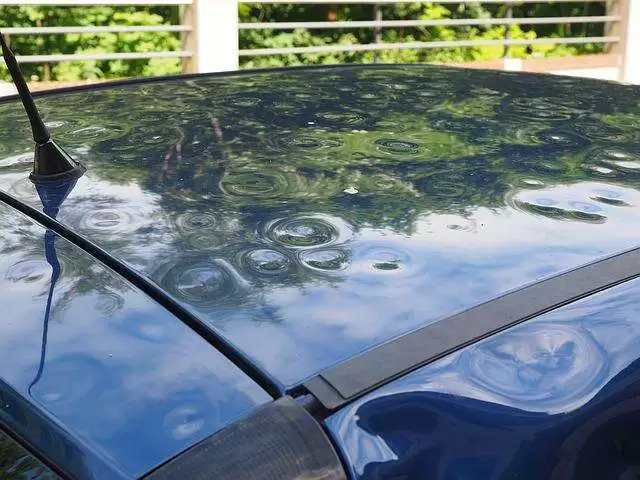 Car is totaled due to hail damage