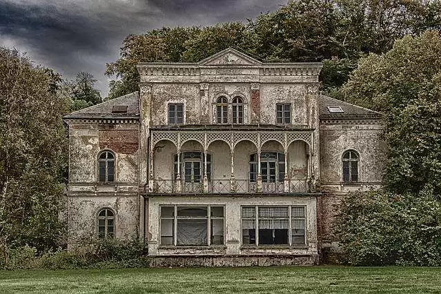 Old roof building house