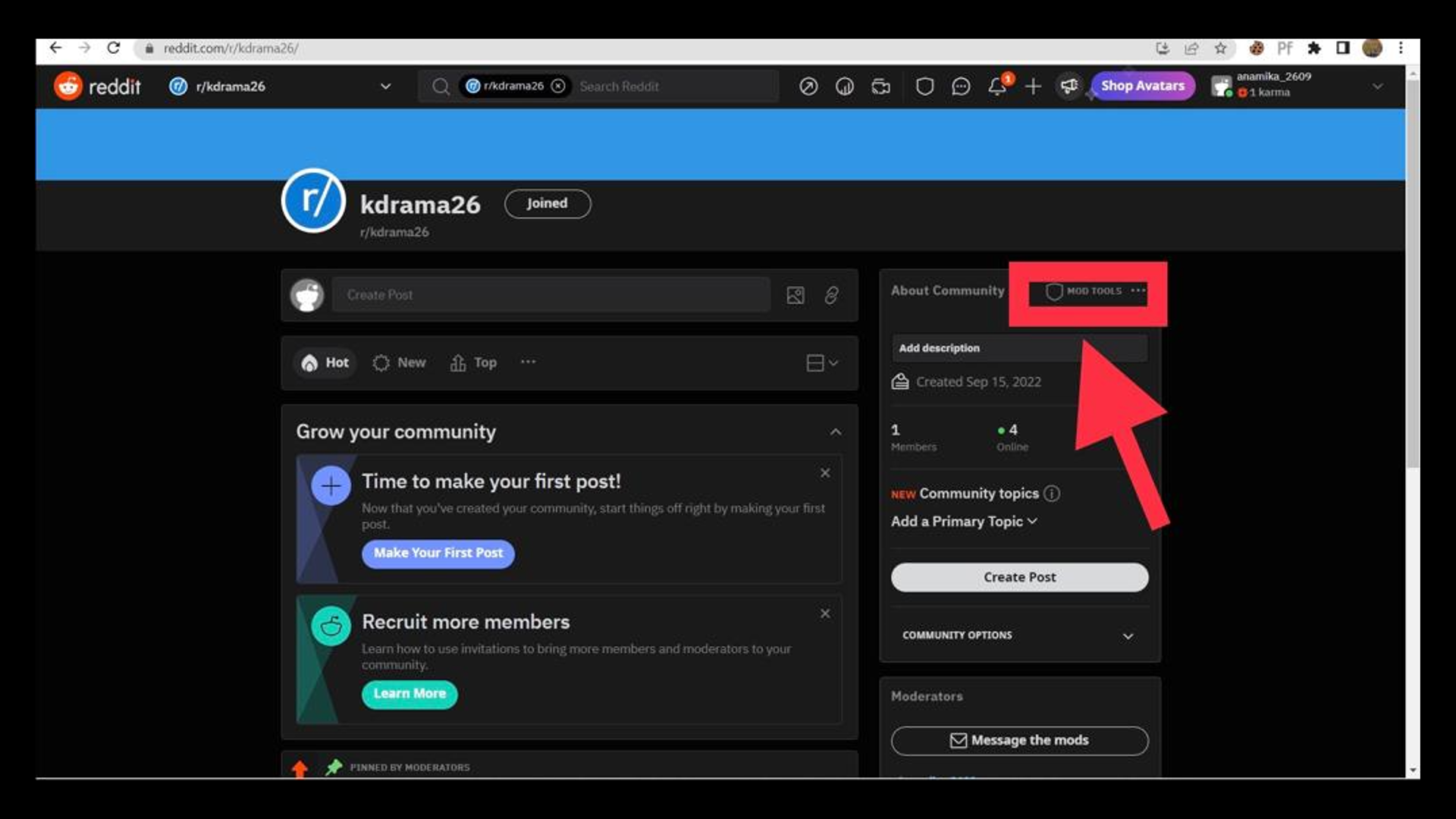 how to delete subreddit