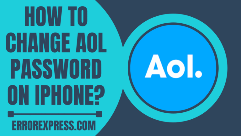 How To Change AOL Password On iPhone