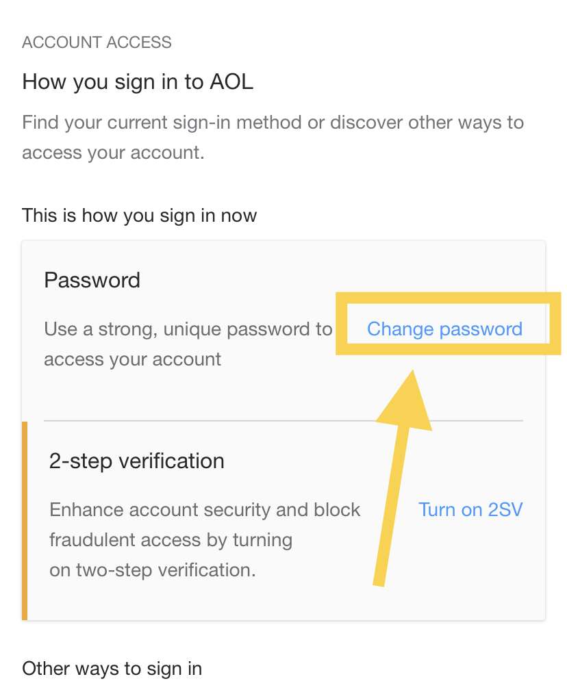 How To Change AOL Password On iPhone? Error Express