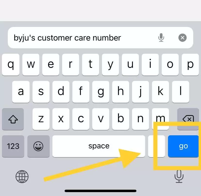 Byju's customer care number