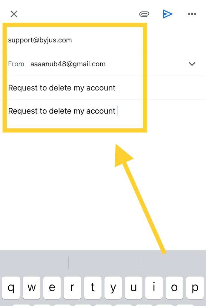 Email subject