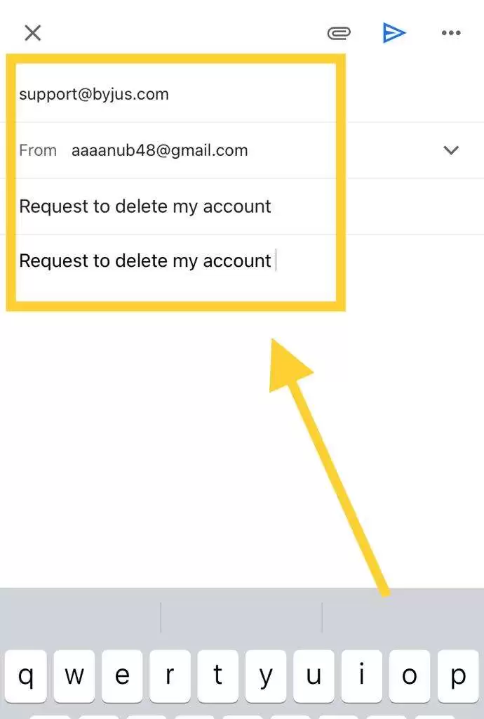 Email subject
