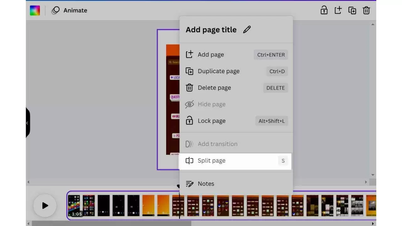 Split a video - remove stickers from a tiktok video