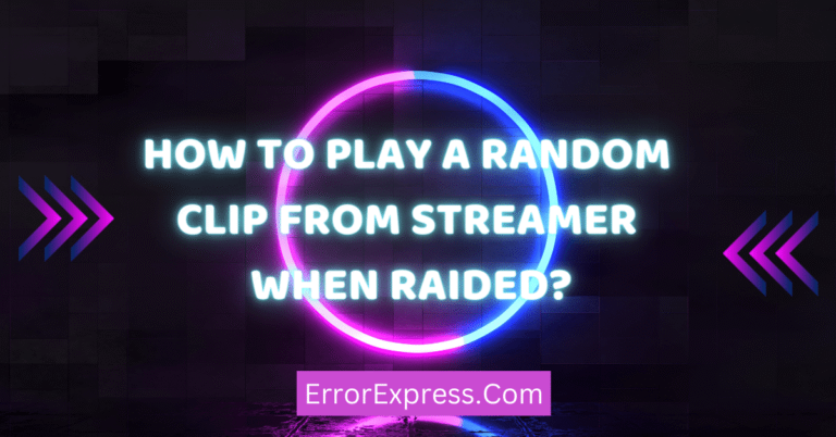 How To Play A Random Clip From Streamer When Raided