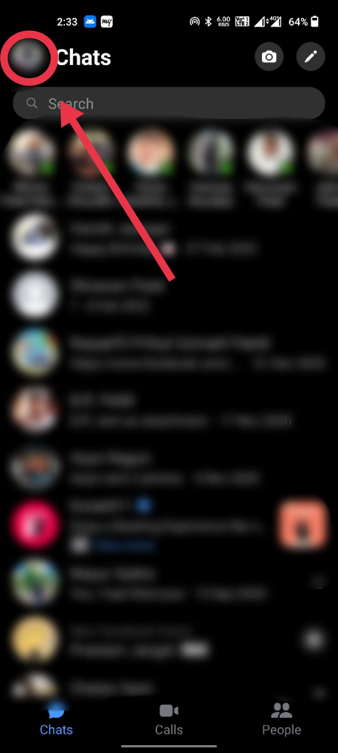 messenger application profile icon