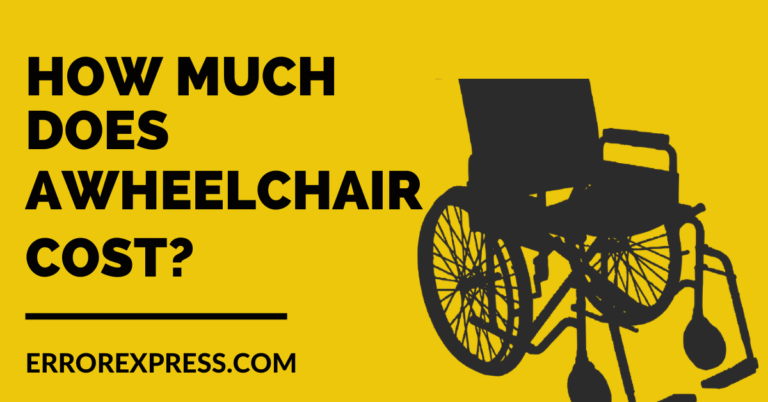 How Much Does A Wheelchair Cost
