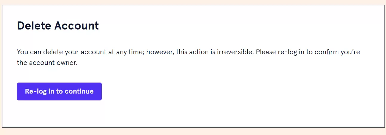 Codeacademy Relogin to contiue button