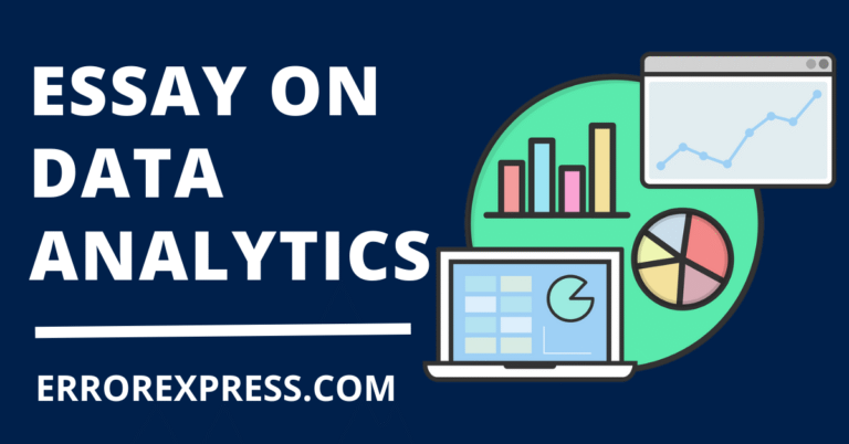 Essay On Data Analytics