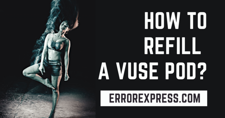 How To Refill A Vuse Pod {Help Guide}