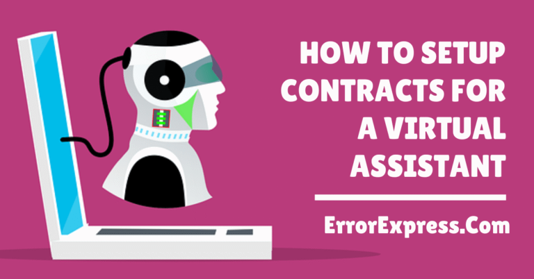 how to setup contracts for a virtual assistant