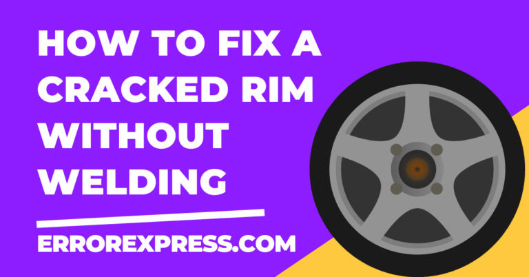 How To Fix A Cracked Rim Without Welding