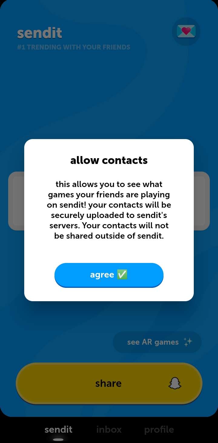 Setup in the app permission