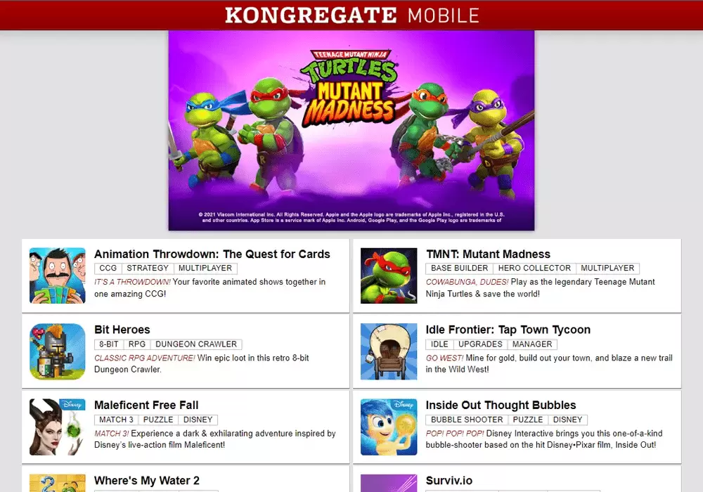 Kongregate - Game Sites Blocked by School