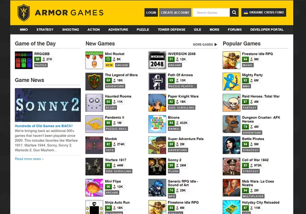 Armor Games - 8 Top Game Sites Blocked by School