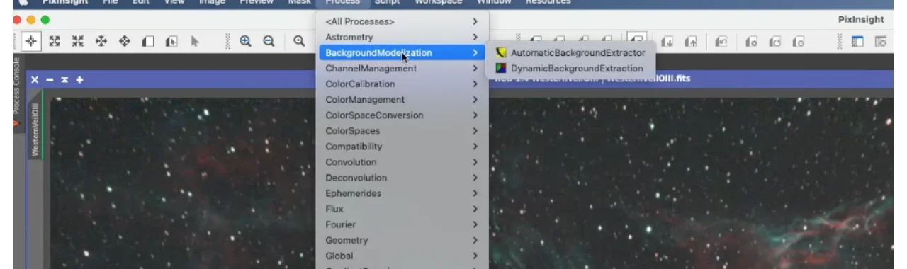 Background modelization