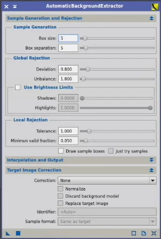Automatic Background Extractor