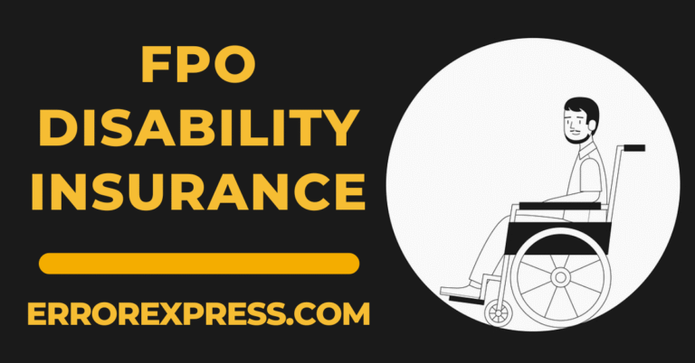 FPO Disability Insurance