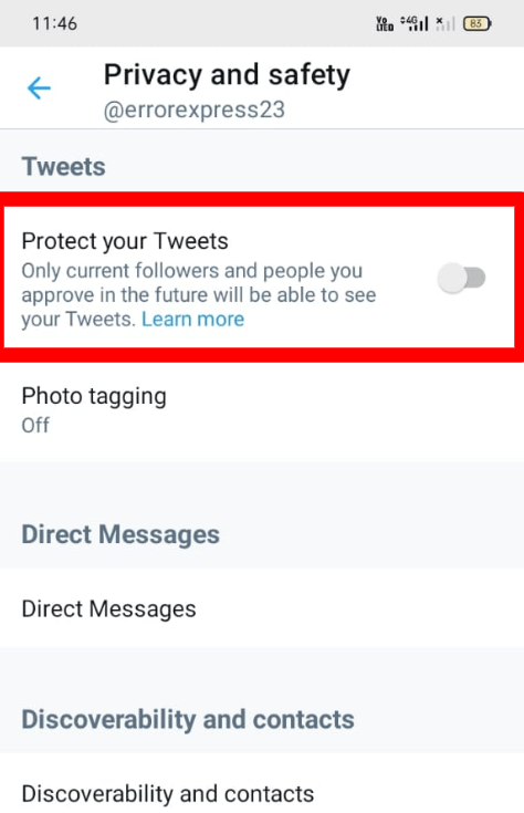 How To Make Likes Private On Twitter - Protect Your Tweets