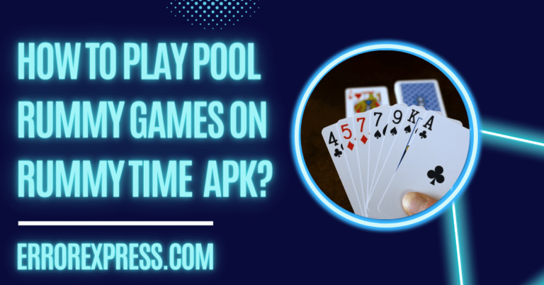 How To Play Pool Rummy Games on Rummy Time Apk
