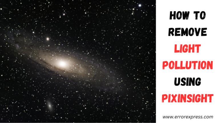 How to Remove Light Pollution in PixInsight