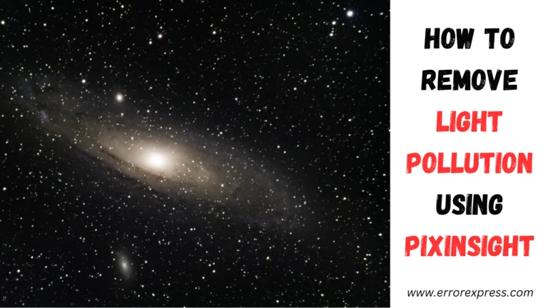 How to Remove Light Pollution in PixInsight