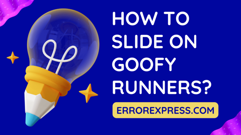 How To Slide on Goofy Runners